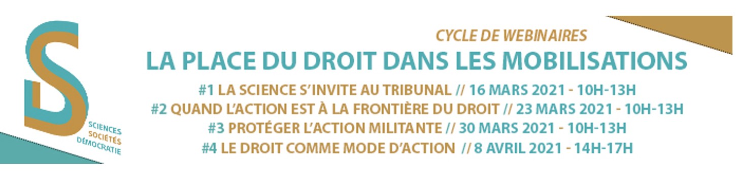 cycle de webinaires - La place du droit dans les mobilisations
